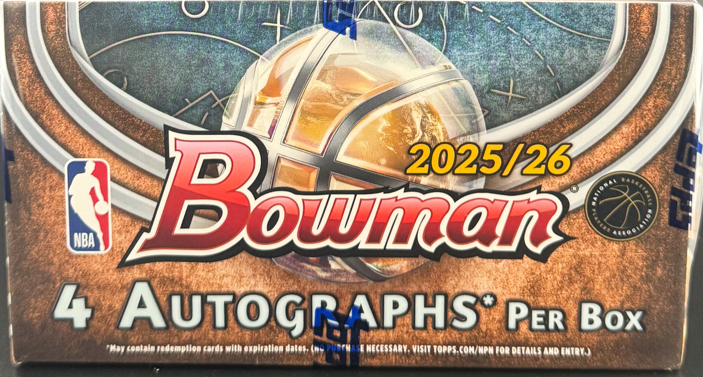 2025-26 Bowman Basketball - Hobby Jumbo Box
