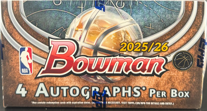 2025-26 Bowman Basketball - Hobby Jumbo Box