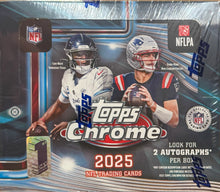 2025 Topps Chrome Football - Hobby Jumbo Box First Day Issue (FDI)