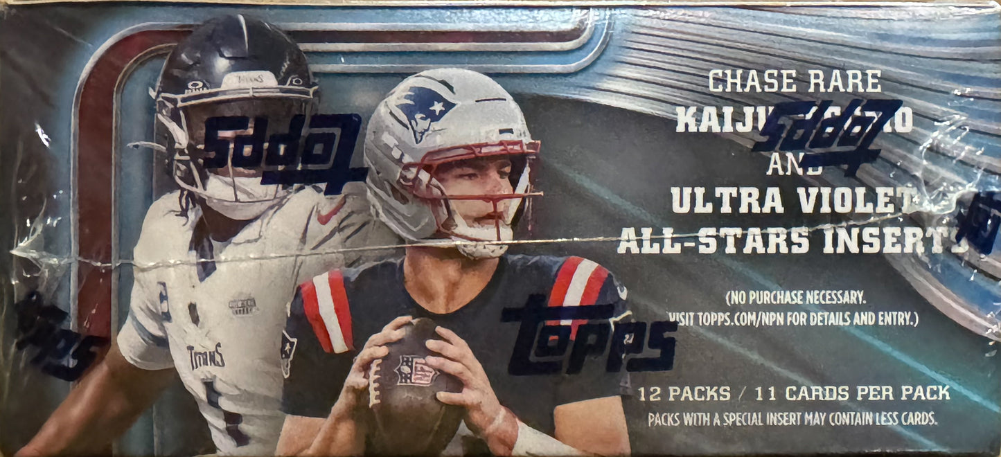 2025 Topps Chrome Football - Hobby Jumbo Box First Day Issue (FDI)