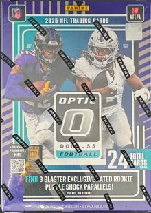 2025 Panini Optic Donruss Football - Blaster Box (Purple Shock)