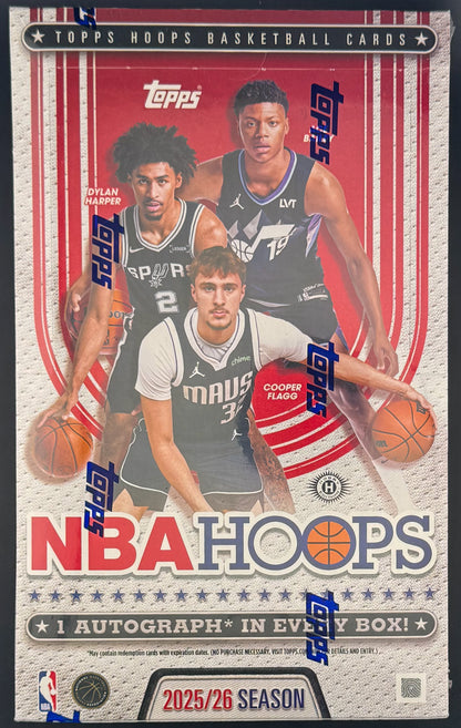 2025–26 Topps Hoops Basketball - Hobby Box