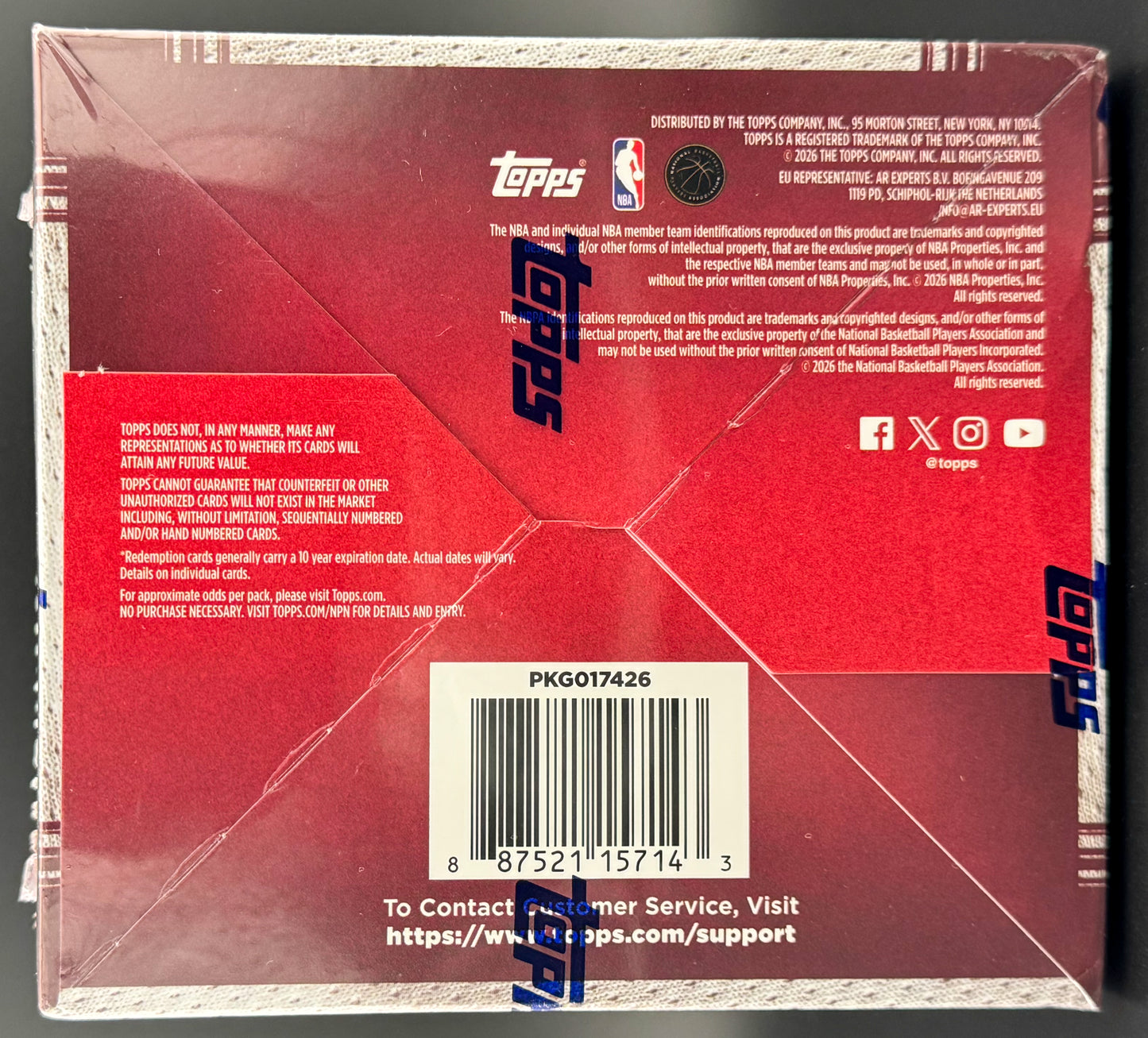 2025–26 Topps Hoops Basketball - Jumbo Box