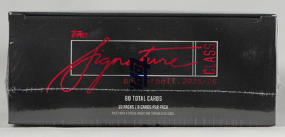 2025-26 Topps Signature Class Basketball - Mega Box