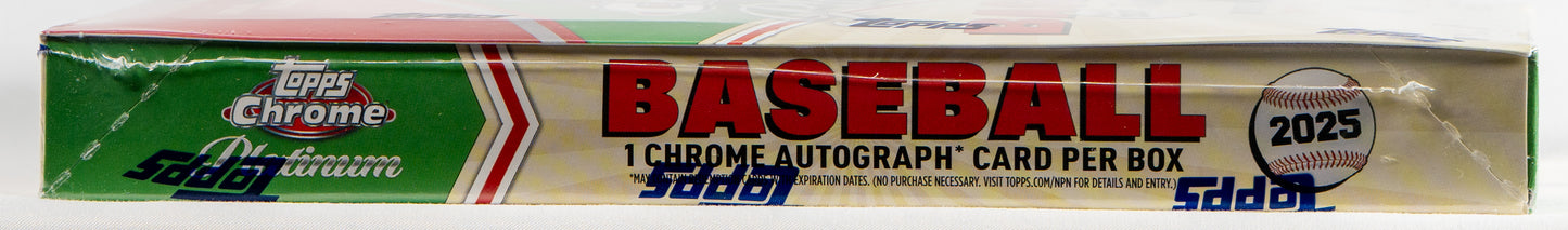 2025 Topps Chrome Platinum Baseball - Hobby Box
