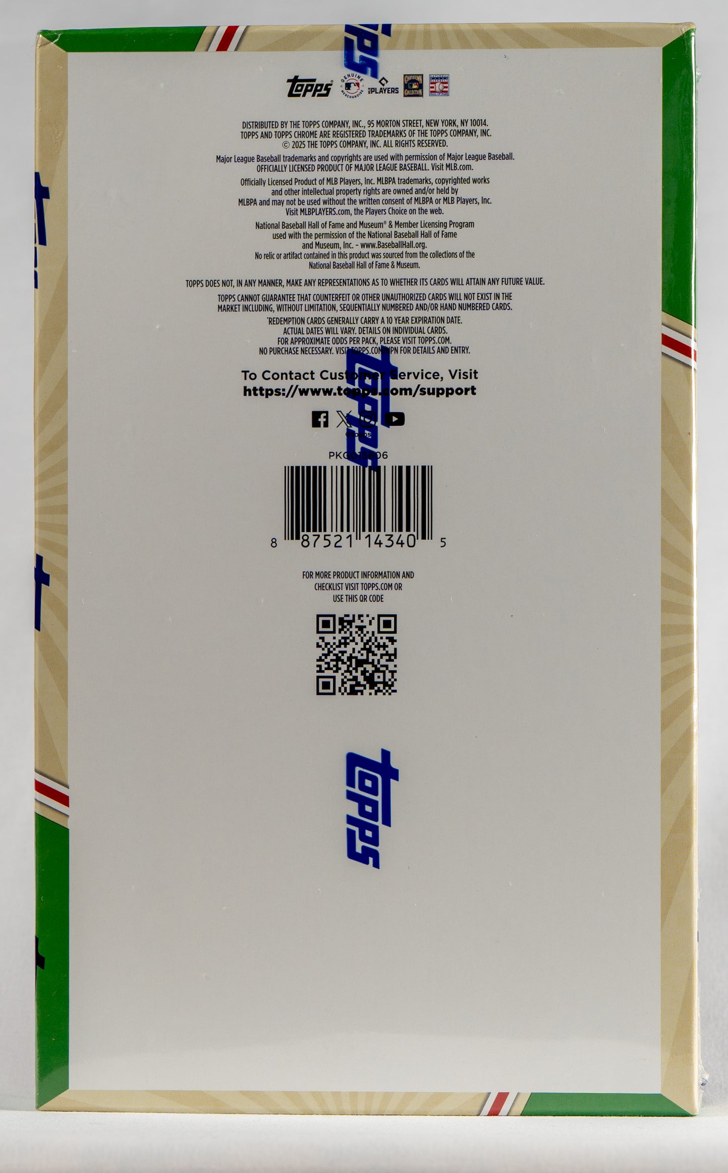 2025 Topps Chrome Platinum Baseball - Hobby Box