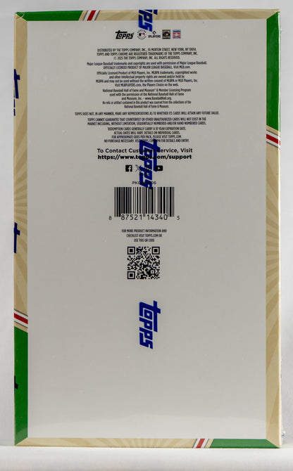 2025 Topps Chrome Platinum Baseball - Hobby Box