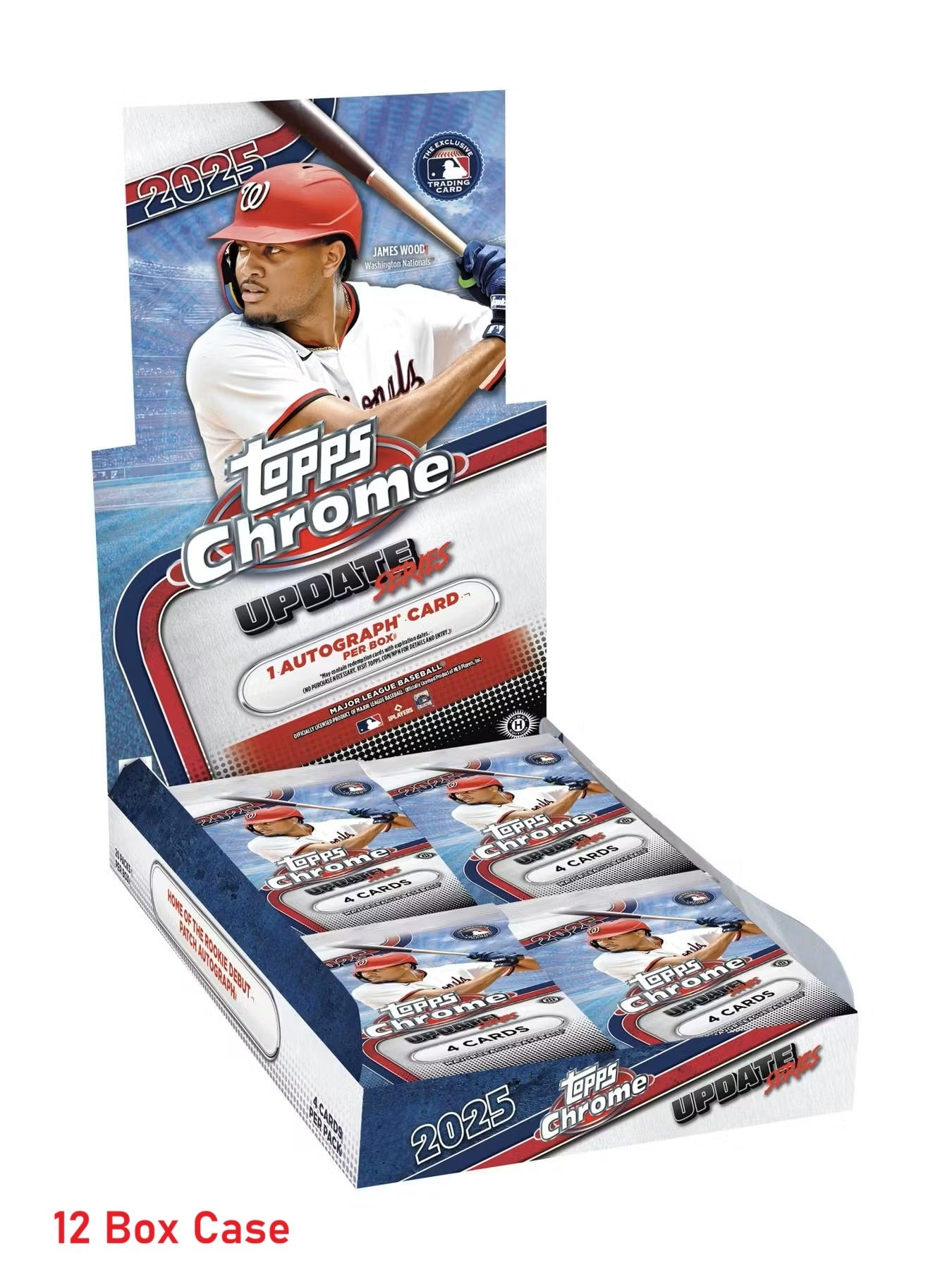 2025 Topps Chrome Update Baseball - Hobby Box - Sealed Case