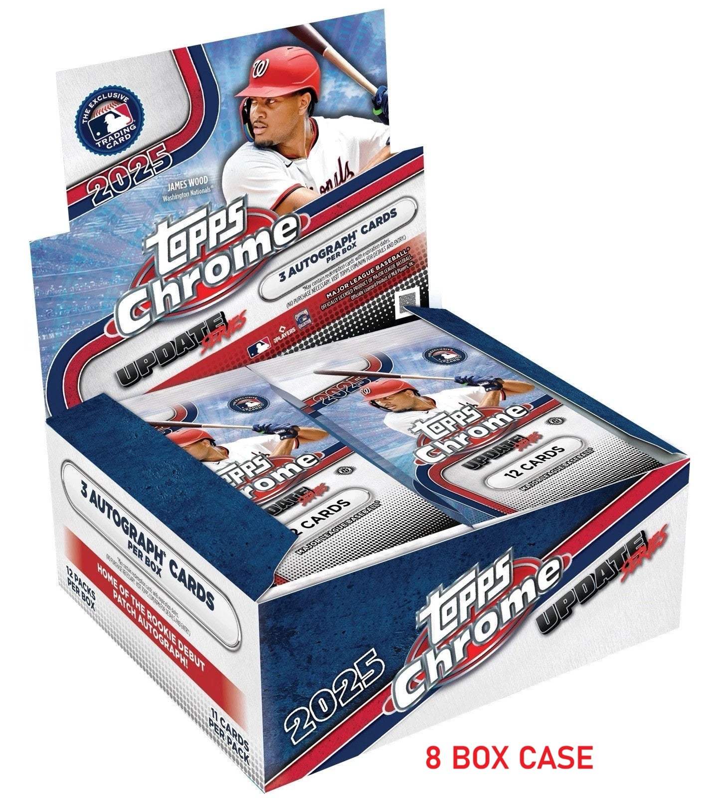 2025 Topps Chrome Update Baseball - Jumbo Hobby Box - Sealed Case